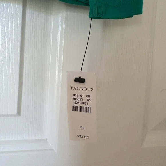 Talbots Women's Green Long Sleeve Top - Picture 3 of 3